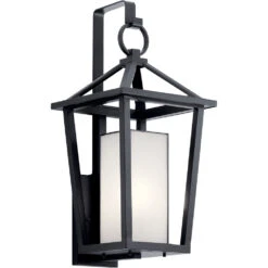 Pai 1 Light 26 Inch Black Outdoor Wall, X-Large