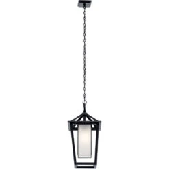 Pai 1 Light 12 Inch Black Outdoor Hanging Pendant 7 Pai 1 Light 12 Inch Black Outdoor Hanging Pendant -Lighting Promotional Store 49879bk profile