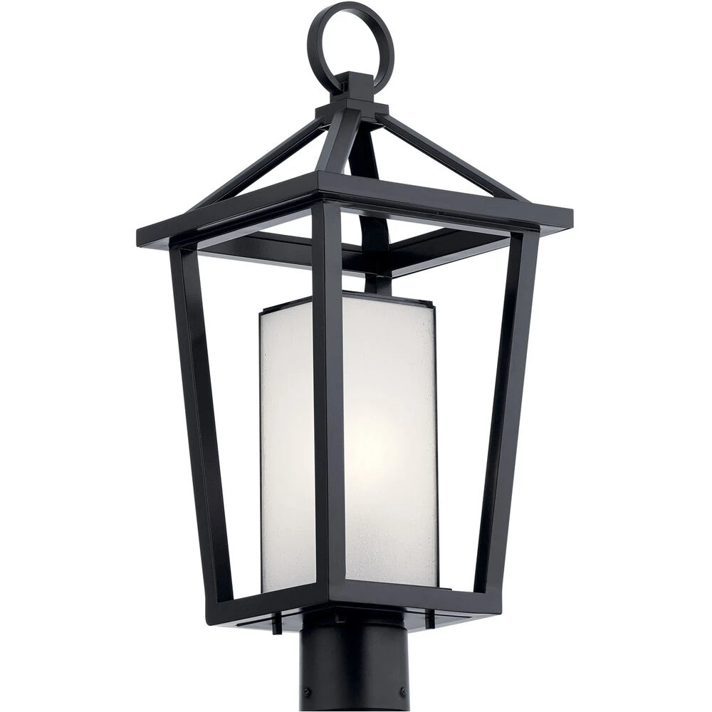 Pai 1 Light 22 Inch Black Outdoor Post Lantern 2 Pai 1 Light 22 Inch Black Outdoor Post Lantern - Image 2