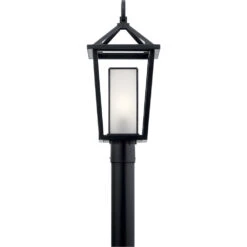 Pai 1 Light 22 Inch Black Outdoor Post Lantern 5 Pai 1 Light 22 Inch Black Outdoor Post Lantern -Lighting Promotional Store 49880bk profile