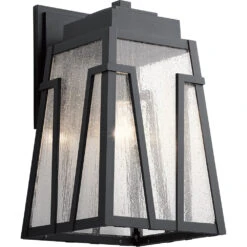 Koblenz 1 Light 17 Inch Textured Black Outdoor Wall, X-Large