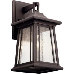 Taden 1 Light 17 Inch Rubbed Bronze Outdoor Wall, Medium