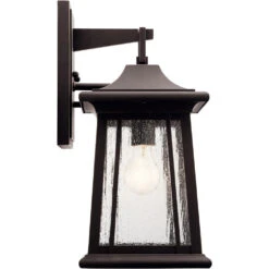 Taden 1 Light 17 Inch Rubbed Bronze Outdoor Wall, Medium 5 Taden 1 Light 17 Inch Rubbed Bronze Outdoor Wall, Medium -Lighting Promotional Store 49909rz profile