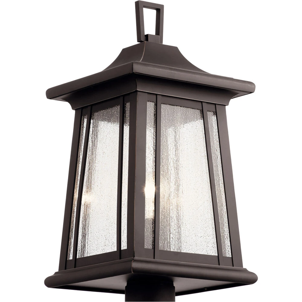 Taden 1 Light 22 Inch Rubbed Bronze Outdoor Post Lantern 2 Taden 1 Light 22 Inch Rubbed Bronze Outdoor Post Lantern - Image 2
