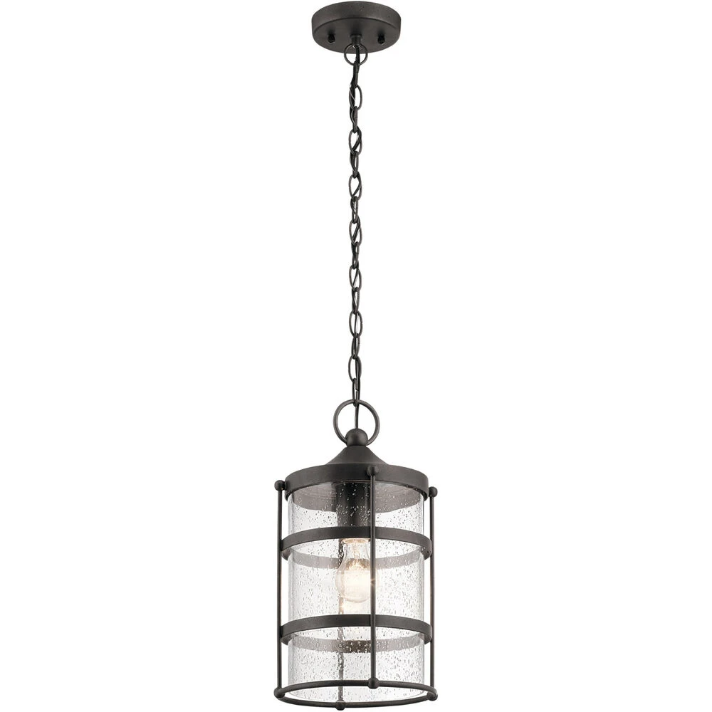 Mill Lane 1 Light 9 Inch Anvil Iron Outdoor Hanging Pendant 1 Mill Lane 1 Light 9 Inch Anvil Iron Outdoor Hanging Pendant