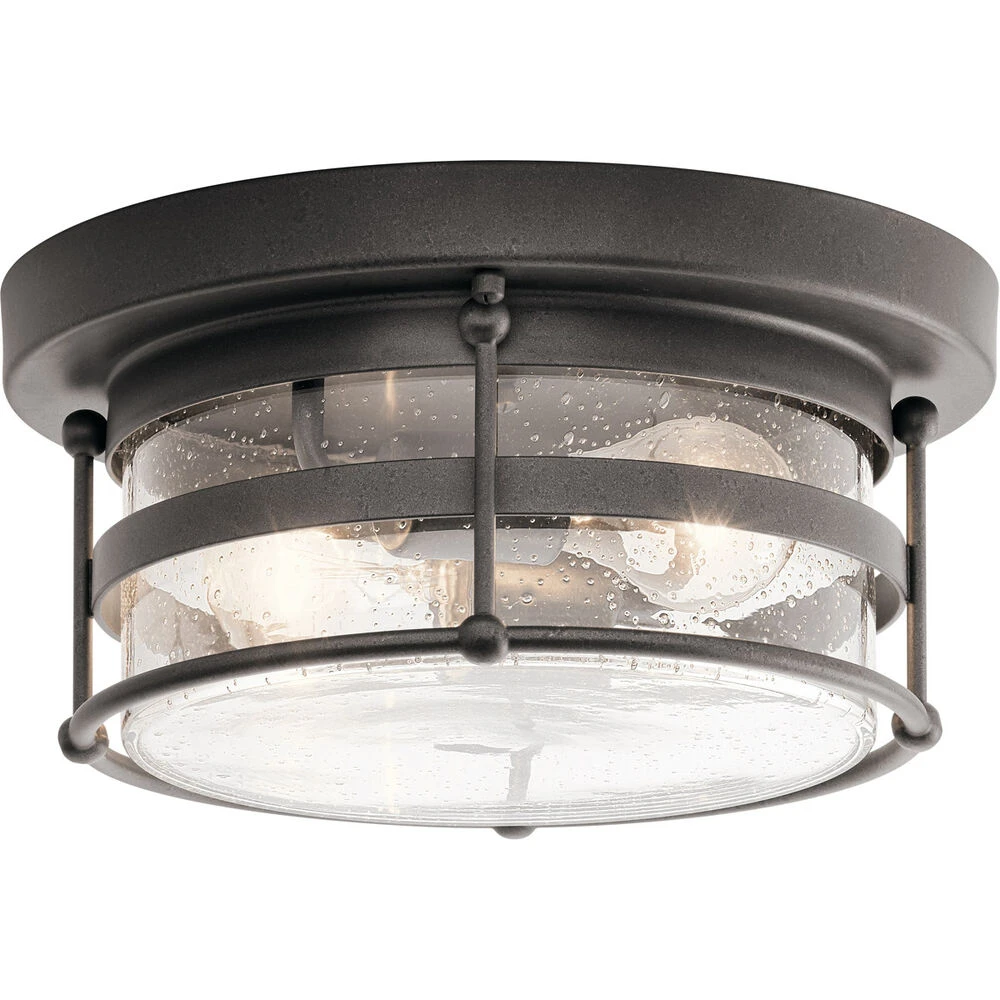 Mill Lane 2 Light 12 Inch Anvil Iron Outdoor Flush & Semi Flush Mt 1 Mill Lane 2 Light 12 Inch Anvil Iron Outdoor Flush & Semi Flush Mt