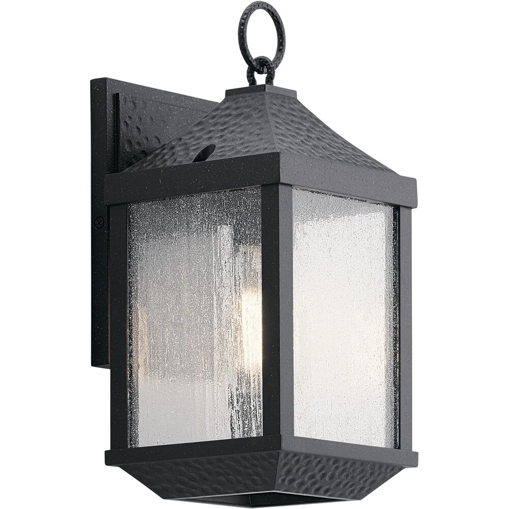 Springfield 1 Light 14 Inch Distressed Black Outdoor Wall, Small 1 Springfield 1 Light 14 Inch Distressed Black Outdoor Wall, Small
