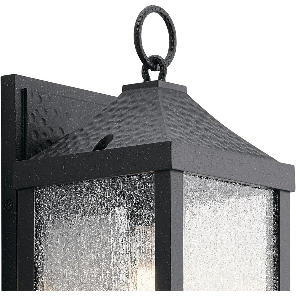 Springfield 1 Light 14 Inch Distressed Black Outdoor Wall, Small 3 Springfield 1 Light 14 Inch Distressed Black Outdoor Wall, Small - Image 3