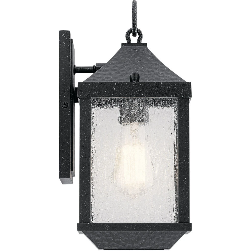 Springfield 1 Light 14 Inch Distressed Black Outdoor Wall, Small 2 Springfield 1 Light 14 Inch Distressed Black Outdoor Wall, Small - Image 2