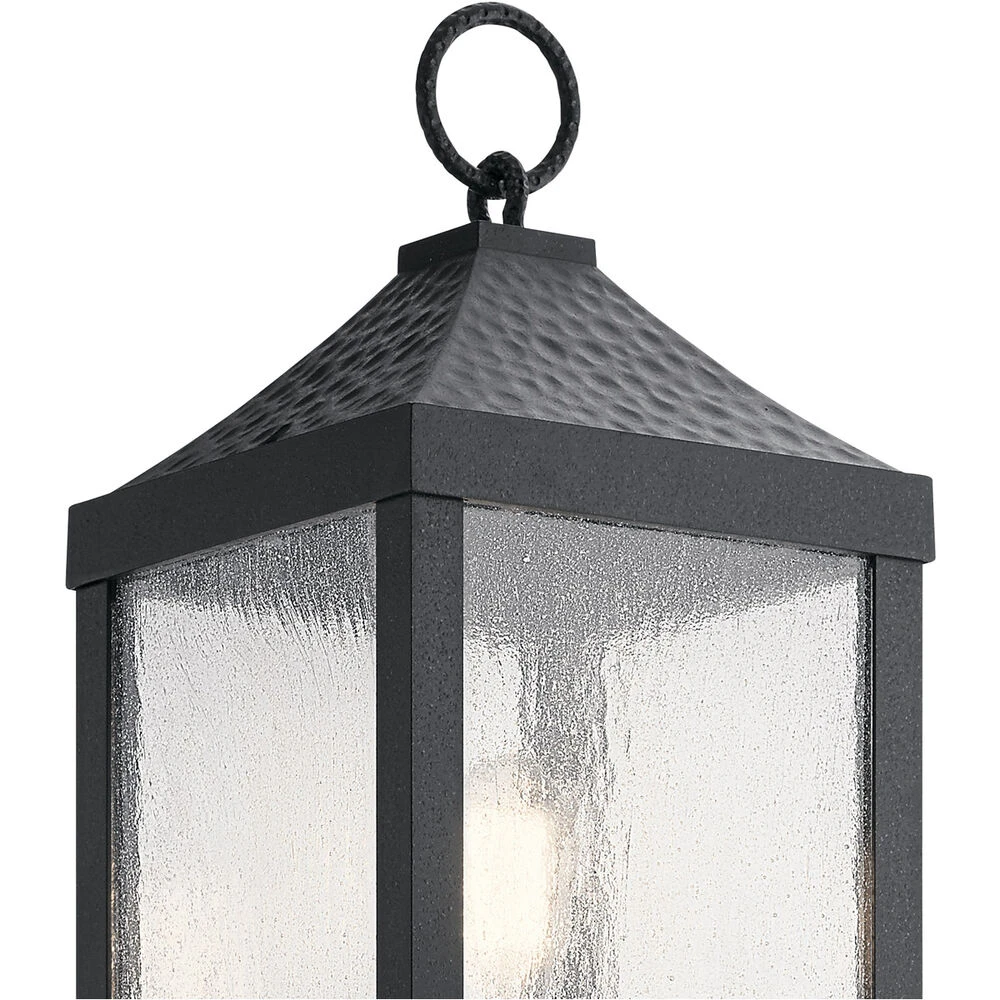 Springfield 1 Light 23 Inch Distressed Black Outdoor Post Lantern 3 Springfield 1 Light 23 Inch Distressed Black Outdoor Post Lantern - Image 3
