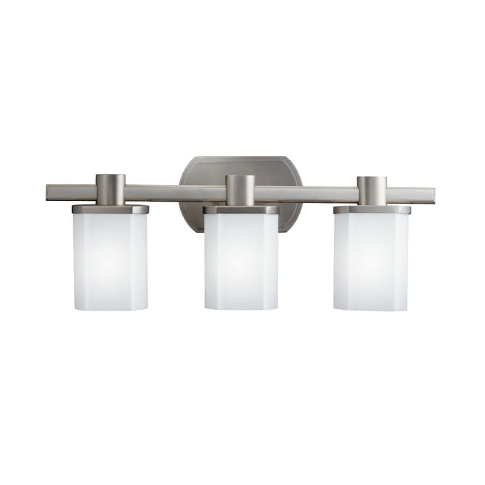 Lege 3 Light 23 Inch Brushed Nickel Wall Mt Bath 3 Arm Wall Light 1 Lege 3 Light 23 Inch Brushed Nickel Wall Mt Bath 3 Arm Wall Light