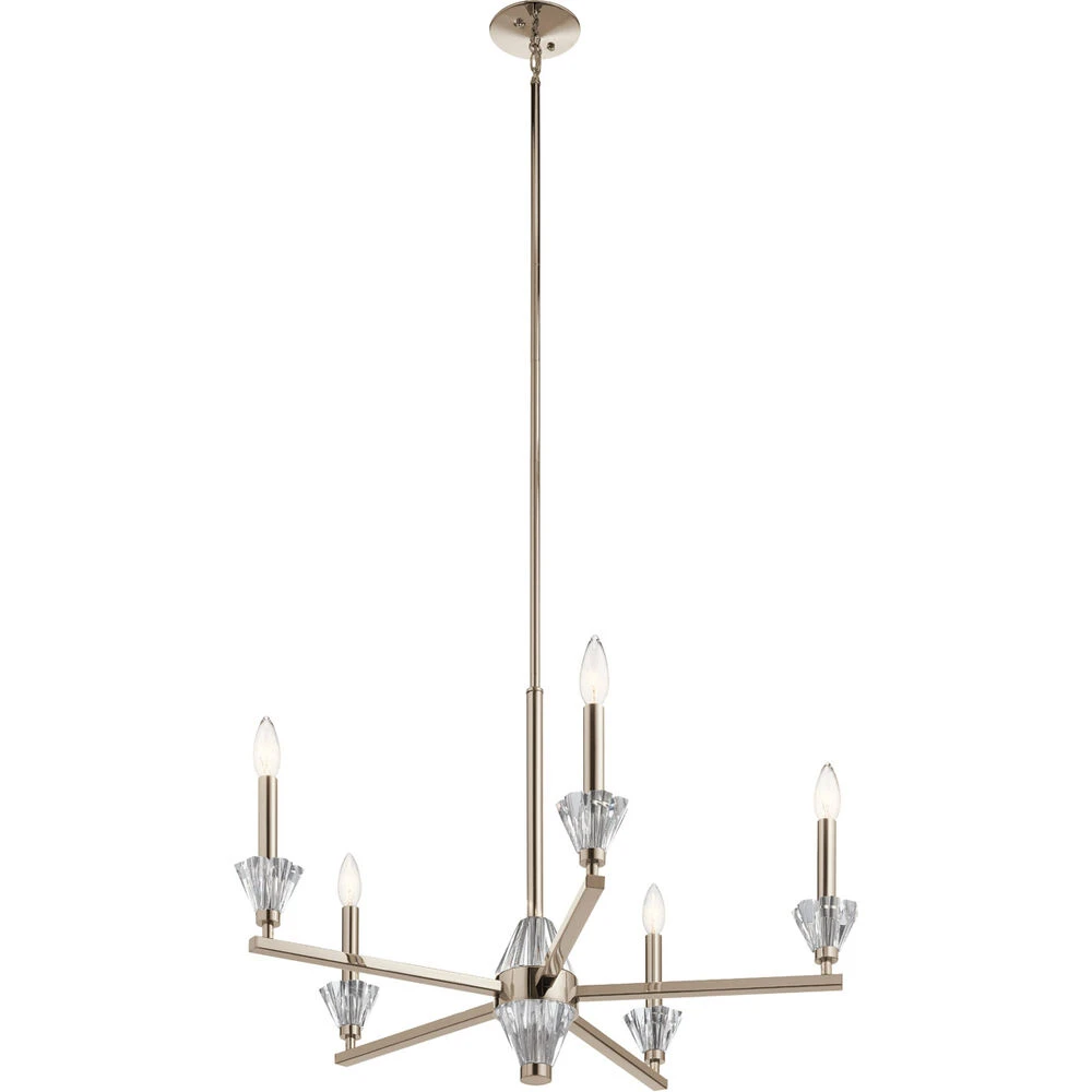 Calyssa 5 Light 28.00 Inch Chandelier 1 Calyssa 5 Light 28.00 Inch Chandelier