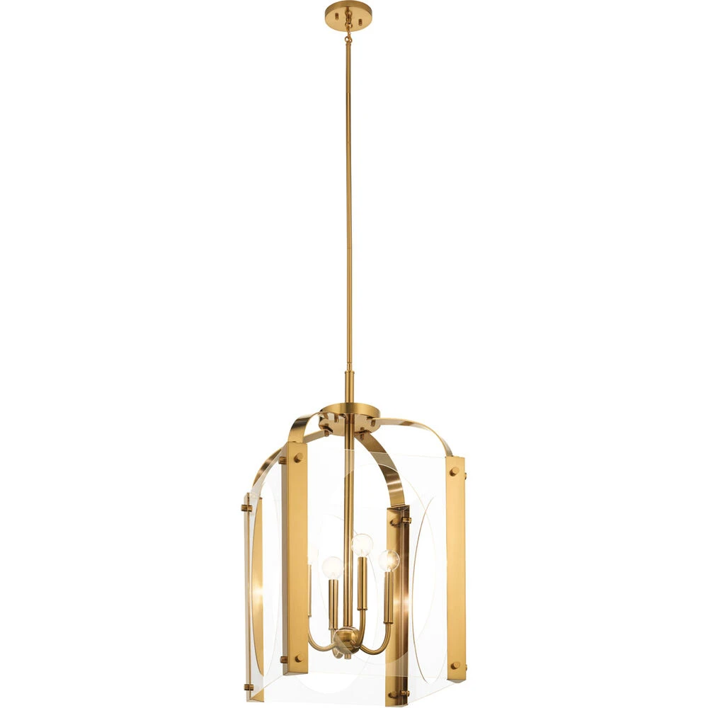Pytel 4 Light 16.50 Inch Foyer Pendant 1 Pytel 4 Light 16.50 Inch Foyer Pendant