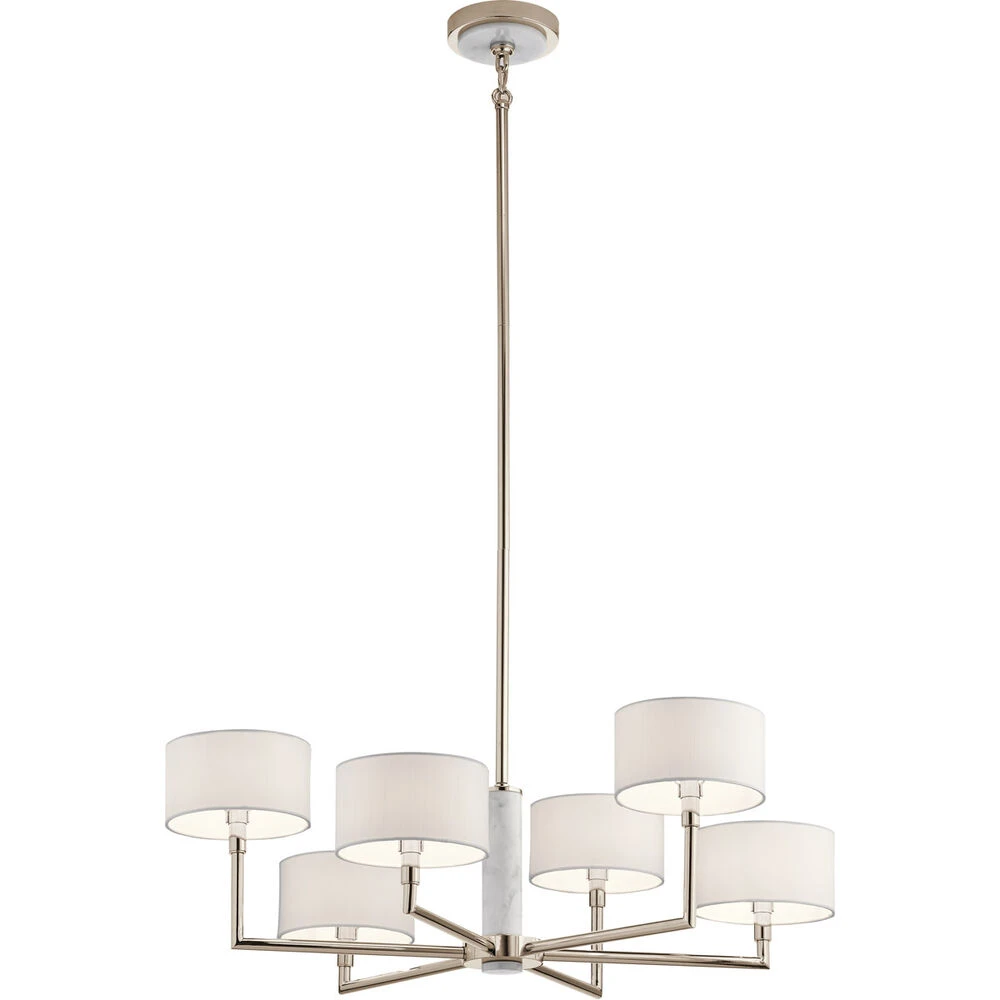 Laurent 6 Light 33.00 Inch Chandelier 1 Laurent 6 Light 33.00 Inch Chandelier