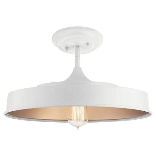 Elias 1 Light 16.00 Inch Semi-Flush Mount