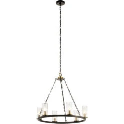 Mathias 6 Light 25 Inch Olde Bronze Chandelier 1 Tier Medium Ceiling Light, Medium