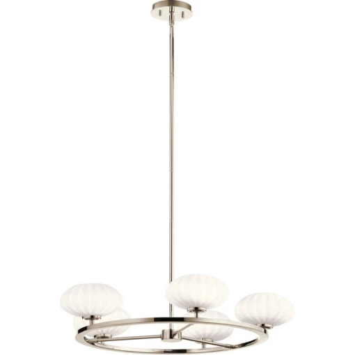 Pim 6 Light 28.00 Inch Chandelier