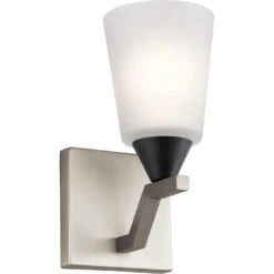 Skagos 1 Light 5 Inch Brushed Nickel Wall Bracket Wall Light