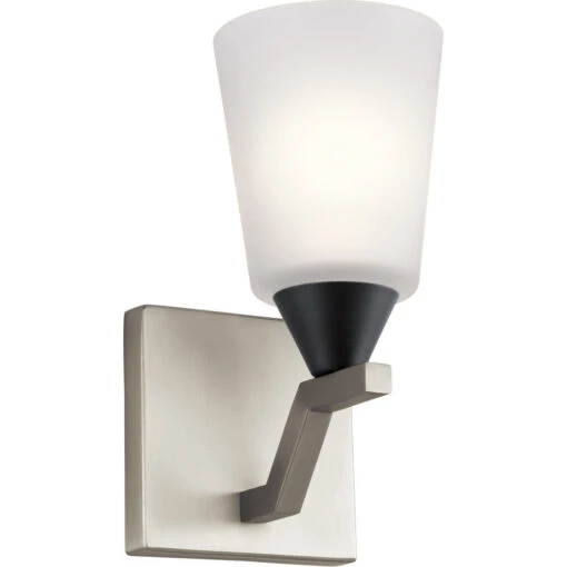 Skagos 1 Light 5 Inch Brushed Nickel Wall Bracket Wall Light