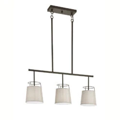 Marika 3 Light 8 Inch Olde Bronze Chandelier Linear (Single) Ceiling Light, Single