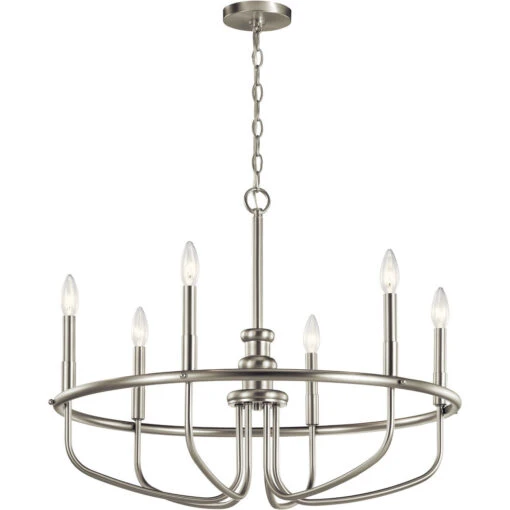 Capitol Hill 6 Light 28.75 Inch Chandelier
