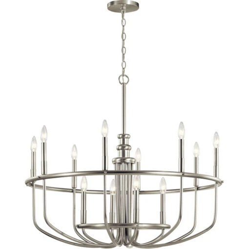 Capitol Hill 12 Light 34.75 Inch Chandelier