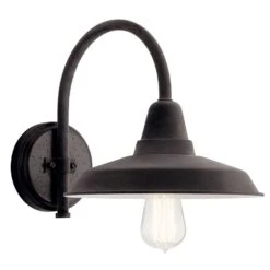 Marrus 1 Light 10 Inch Weathered Zinc Wall Bracket Wall Light