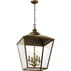 Homestead Dame 4 Light 18.50 Inch Foyer Pendant