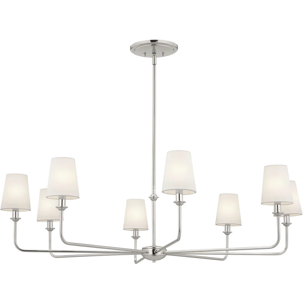Pallas 8 Light 42.75 Inch Chandelier 1 Pallas 8 Light 42.75 Inch Chandelier