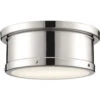 Serca 2 Light 14.25 Inch Flush Mount
