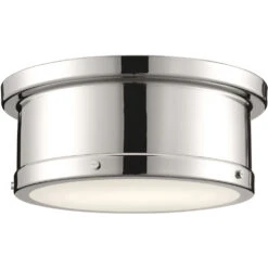 Serca 2 Light 14.25 Inch Flush Mount