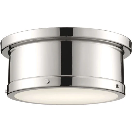 Serca 2 Light 14.25 Inch Flush Mount
