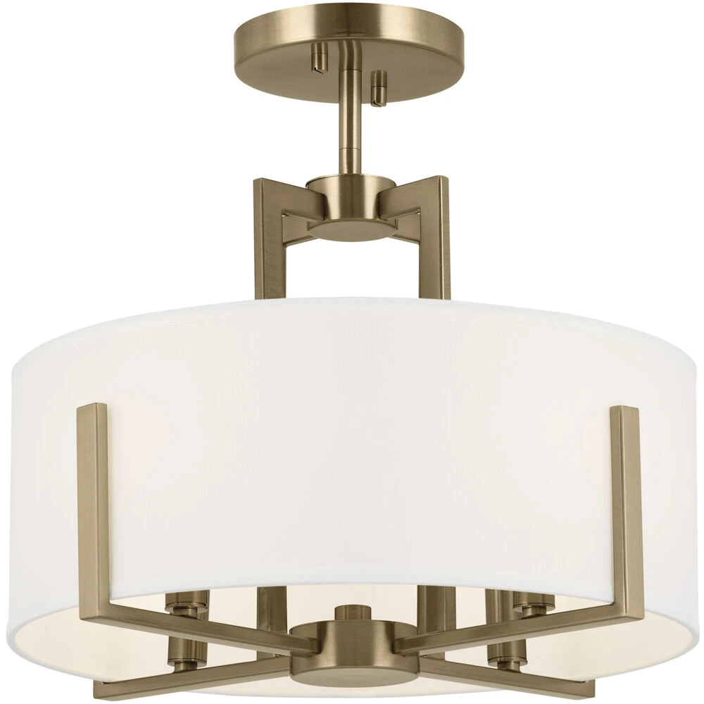 Malen 4 Light 15.50 Inch Semi-Flush Mount 1 Malen 4 Light 15.50 Inch Semi-Flush Mount