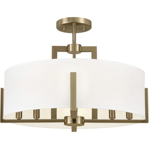 Malen 8 Light 20.00 Inch Semi-Flush Mount