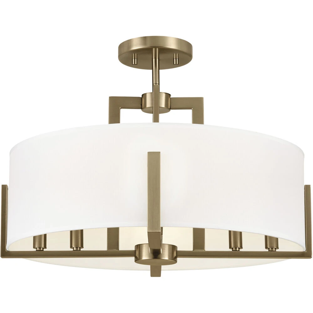 Malen 8 Light 20.00 Inch Semi-Flush Mount 1 Malen 8 Light 20.00 Inch Semi-Flush Mount