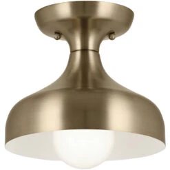 Sisu 1 Light 8.00 Inch Semi-Flush Mount