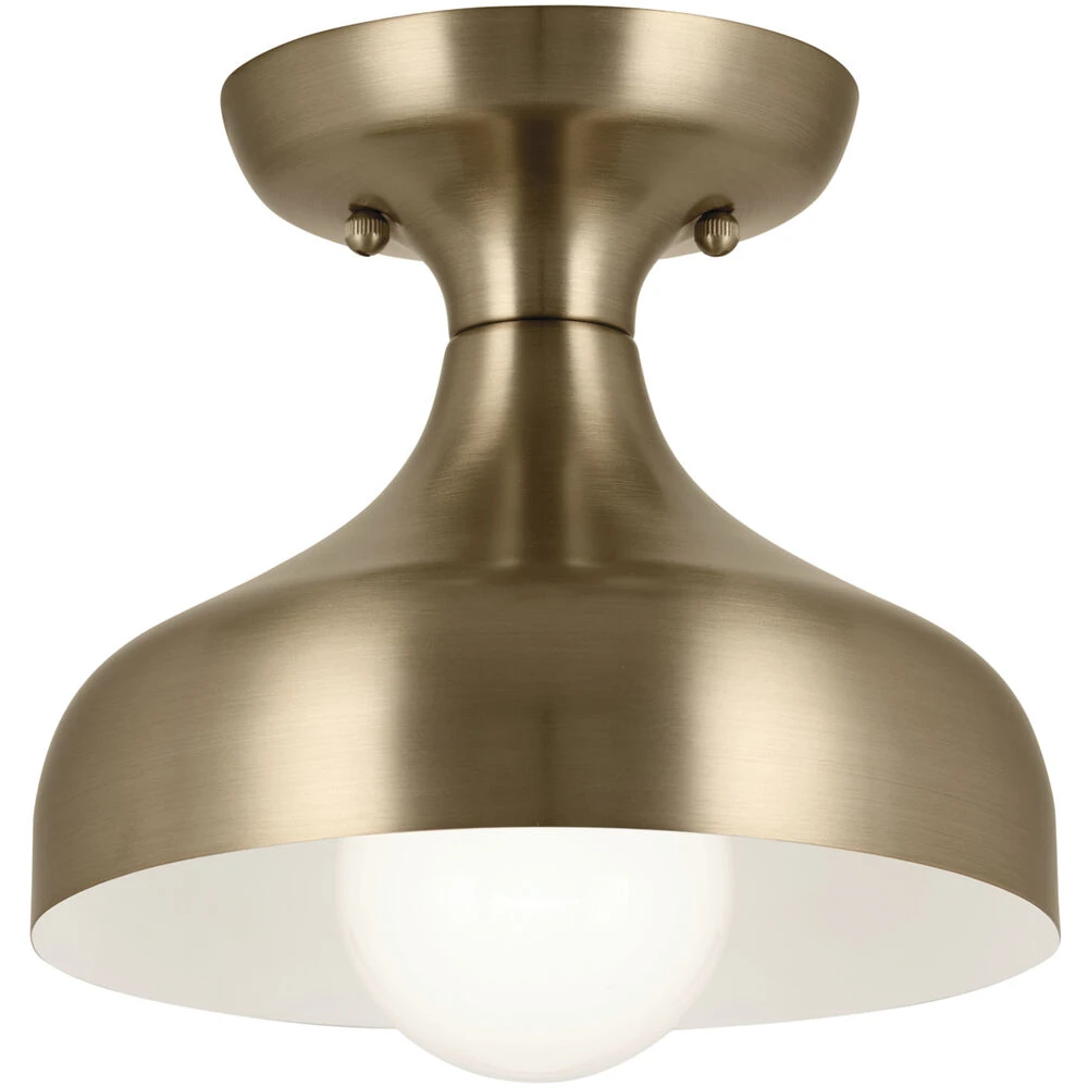 Sisu 1 Light 8.00 Inch Semi-Flush Mount 1 Sisu 1 Light 8.00 Inch Semi-Flush Mount