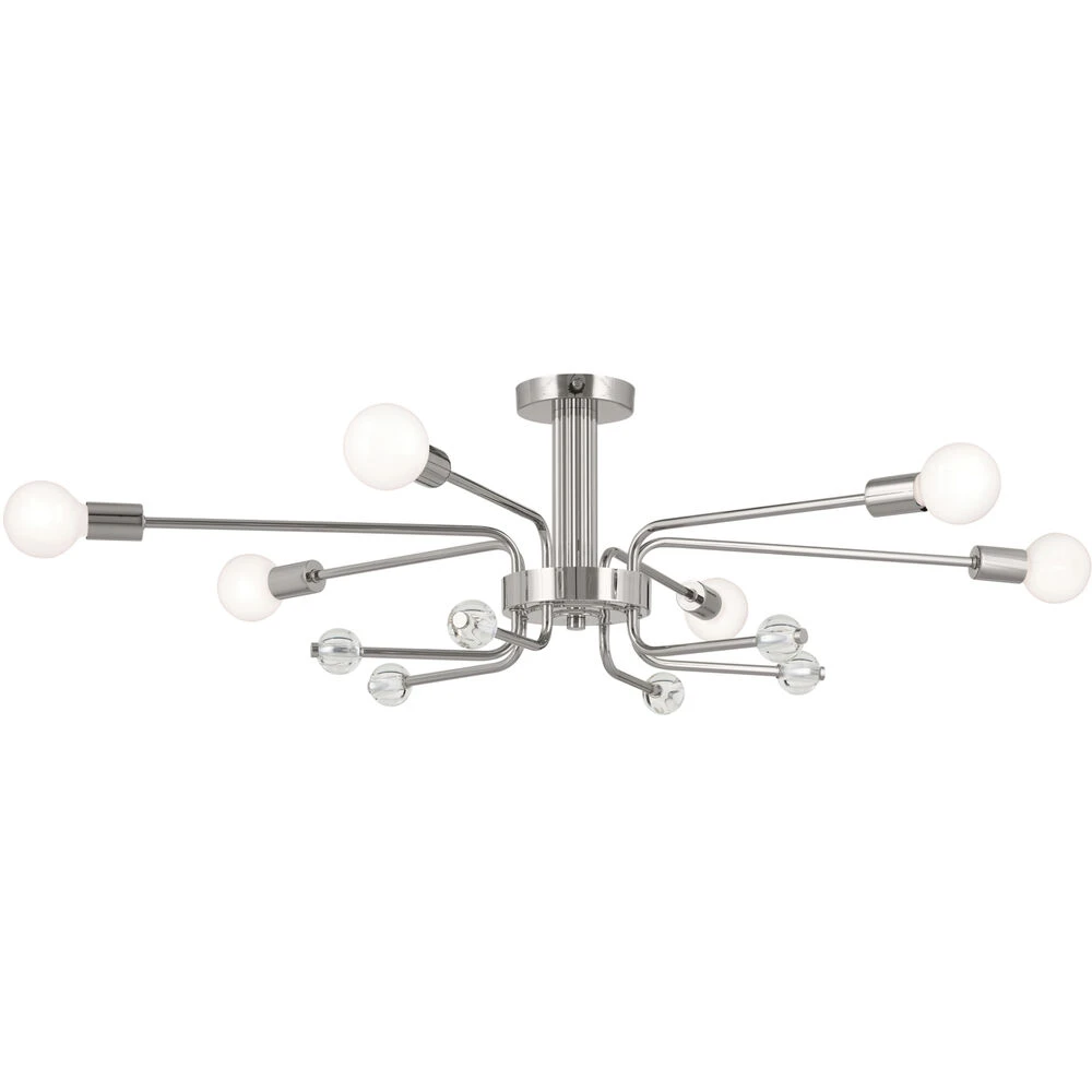 Ocala 6 Light 24.25 Inch Flush Mount 1 Ocala 6 Light 24.25 Inch Flush Mount