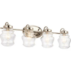 Janiel 4 Light 33.25 Inch Bathroom Vanity Light