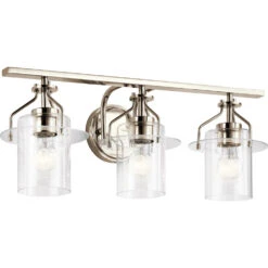 Everett 3 Light 24.00 Inch Bathroom Vanity Light