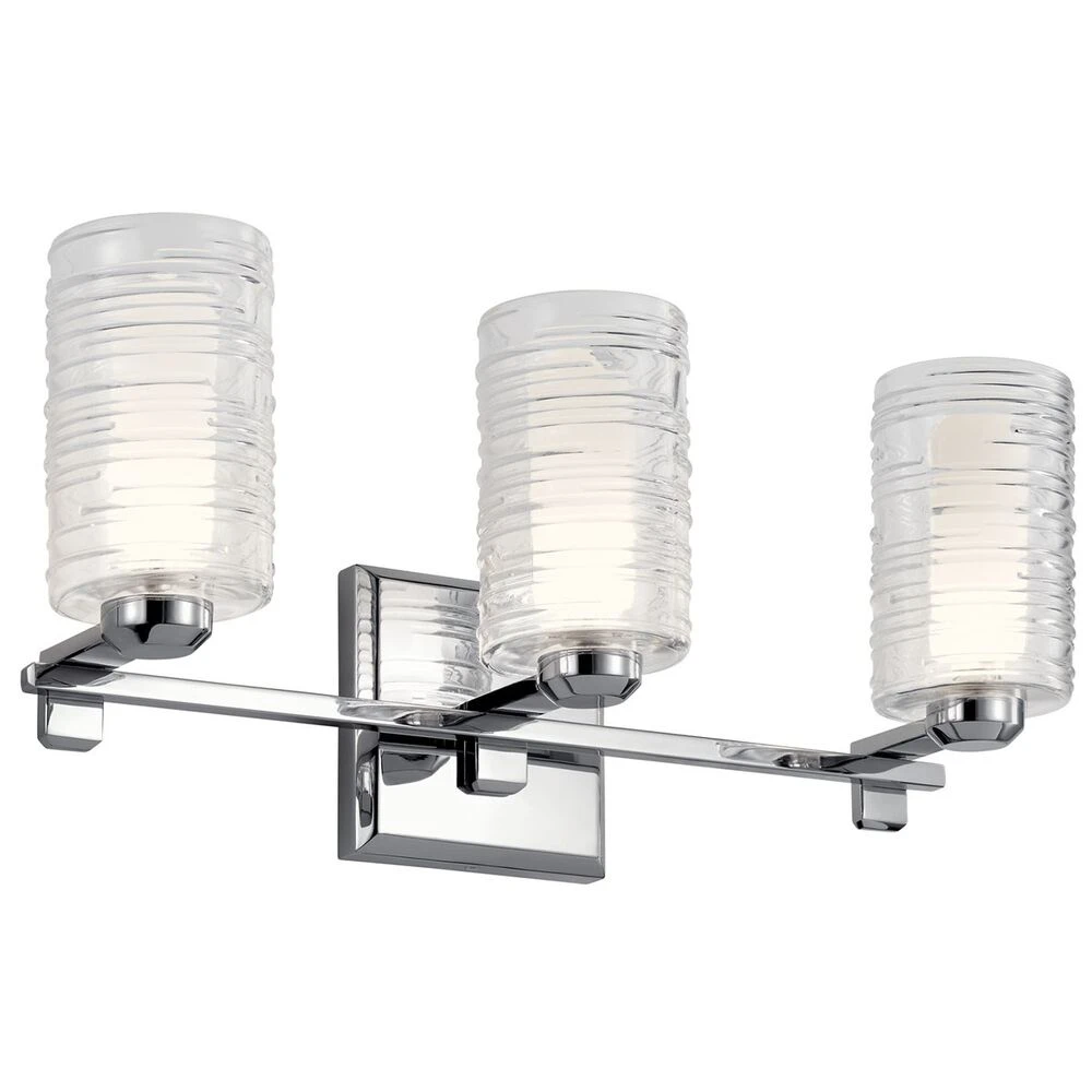 Giarosa 3 Light 22 Inch Chrome Wall Mount Bath Light Wall Light, 3 Arm 1 Giarosa 3 Light 22 Inch Chrome Wall Mount Bath Light Wall Light, 3 Arm