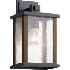 Marimount 1 Light 13 Inch Black Outdoor Wall, Medium