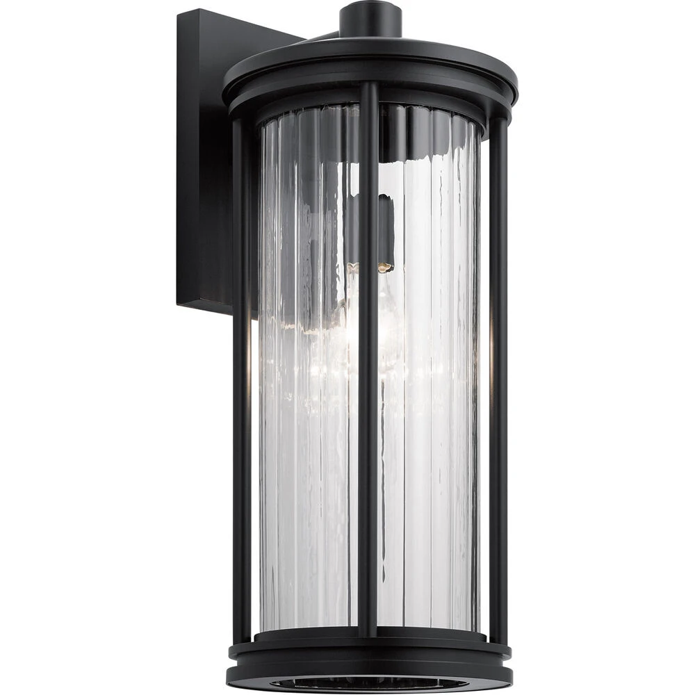 Barras 1 Light 20 Inch Black Outdoor Wall, Large 1 Barras 1 Light 20 Inch Black Outdoor Wall, Large