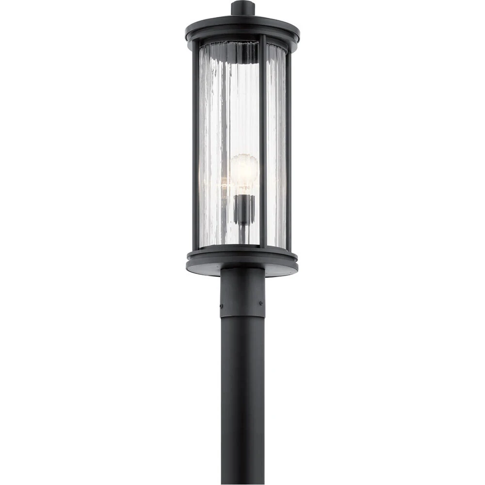 Barras 1 Light 23 Inch Black Outdoor Post Lantern 1 Barras 1 Light 23 Inch Black Outdoor Post Lantern