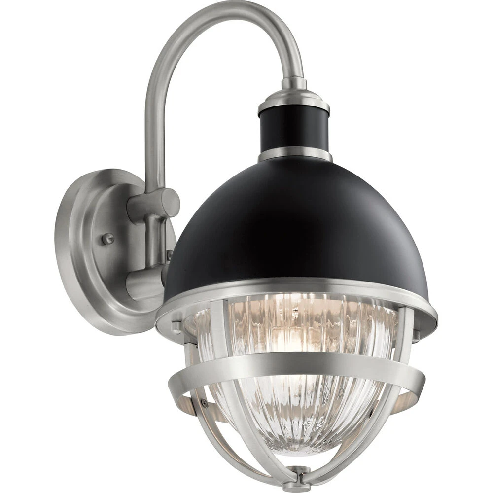 Tollis 1 Light 15 Inch Black Outdoor Wall, Small 1 Tollis 1 Light 15 Inch Black Outdoor Wall, Small