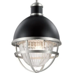Tollis 1 Light 12 Inch Black Outdoor Hanging Pendant 7 Tollis 1 Light 12 Inch Black Outdoor Hanging Pendant -Lighting Promotional Store 59053bk detail 1