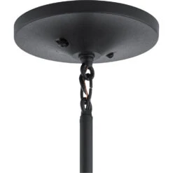 Hampshire 1 Light 12 Inch Textured Black Outdoor Hanging Pendant