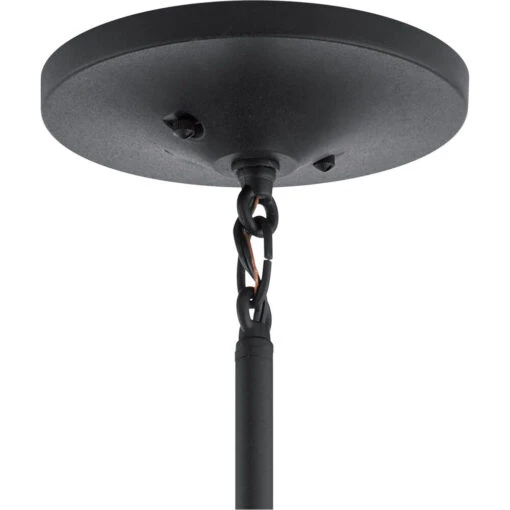 Hampshire 1 Light 12 Inch Textured Black Outdoor Hanging Pendant