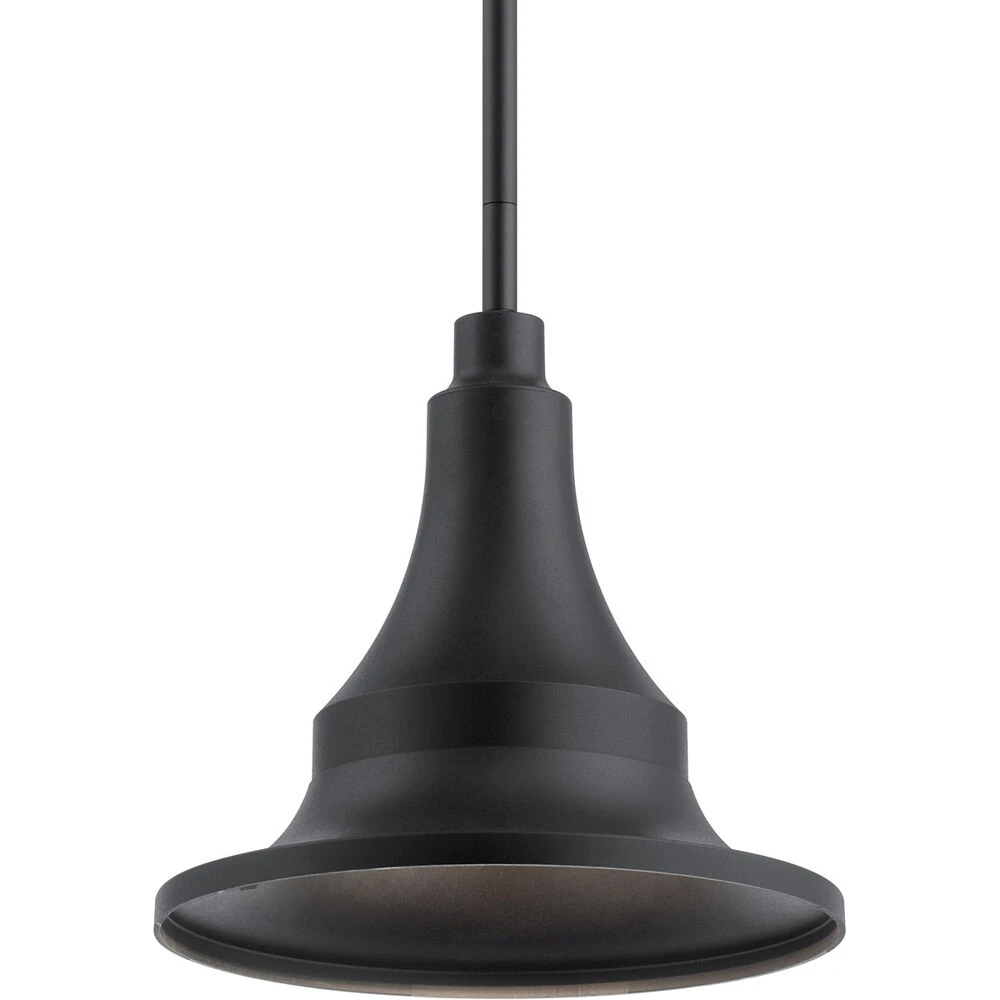 Hampshire 1 Light 12 Inch Textured Black Outdoor Hanging Pendant 5 Hampshire 1 Light 12 Inch Textured Black Outdoor Hanging Pendant - Image 5