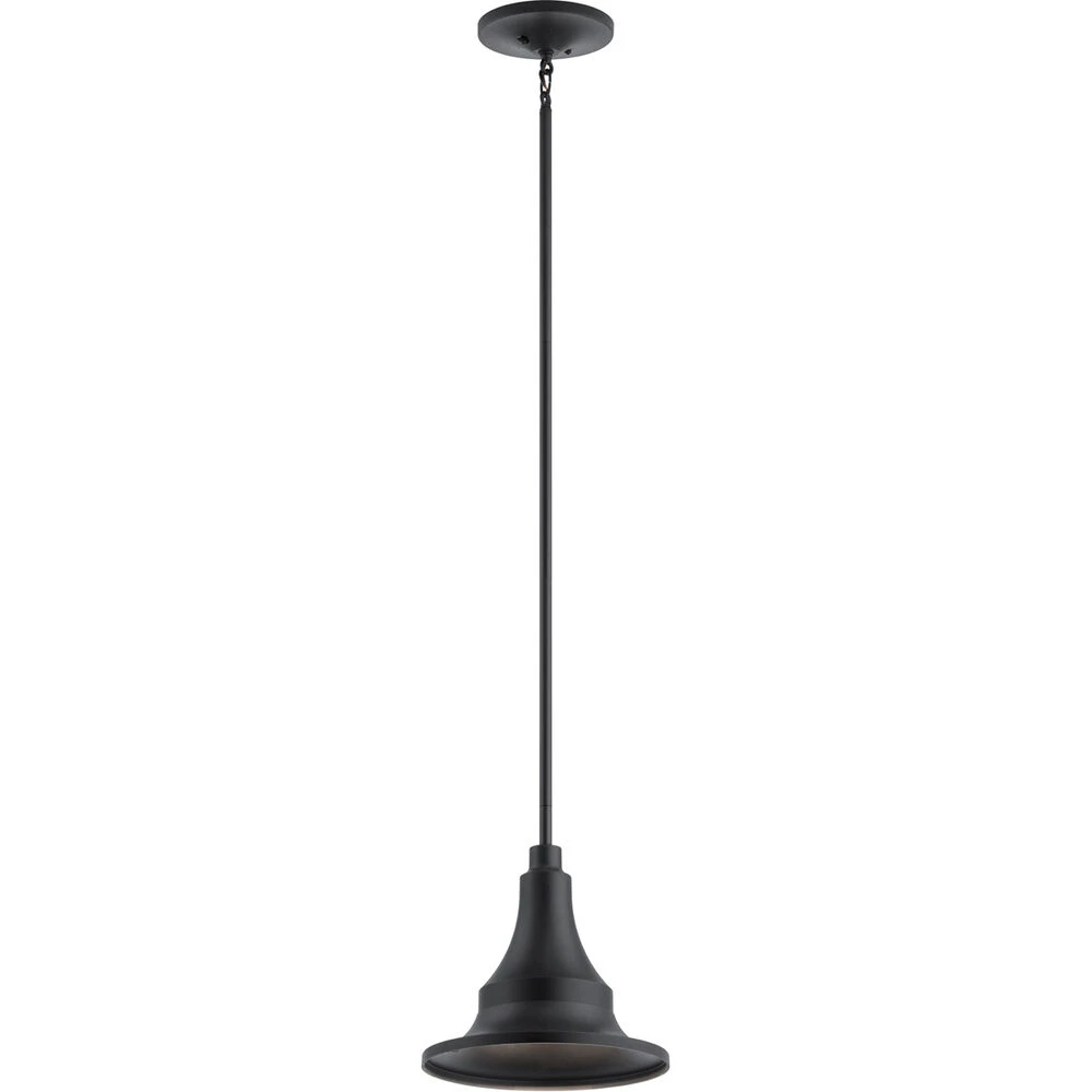 Hampshire 1 Light 12 Inch Textured Black Outdoor Hanging Pendant 2 Hampshire 1 Light 12 Inch Textured Black Outdoor Hanging Pendant - Image 2